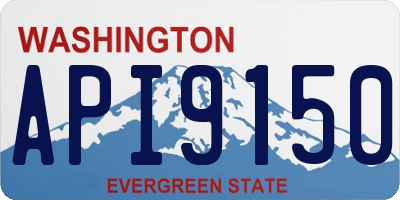 WA license plate API9150