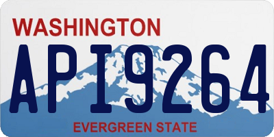 WA license plate API9264