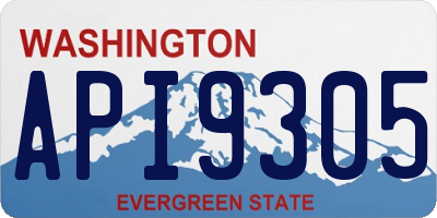 WA license plate API9305
