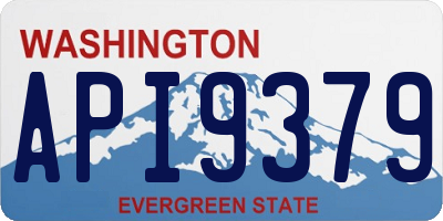WA license plate API9379