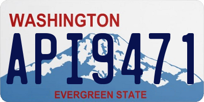 WA license plate API9471