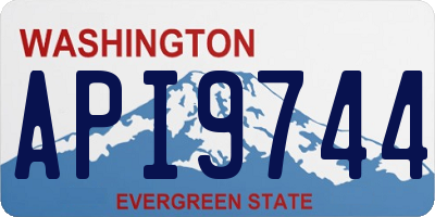 WA license plate API9744
