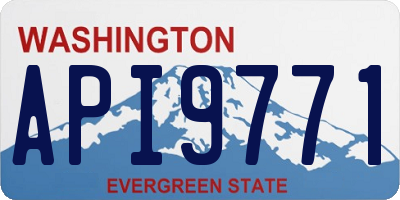 WA license plate API9771