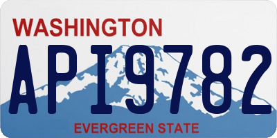 WA license plate API9782