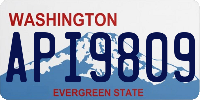 WA license plate API9809
