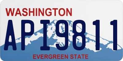 WA license plate API9811