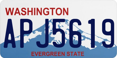 WA license plate APJ5619