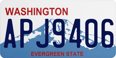 WA license plate APJ9406