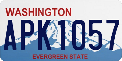 WA license plate APK1057