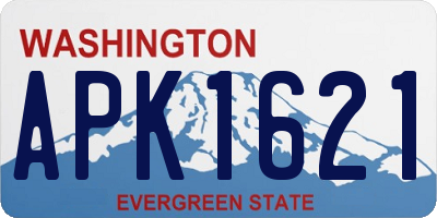 WA license plate APK1621
