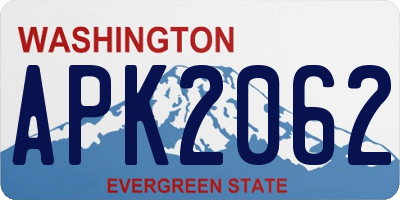 WA license plate APK2062
