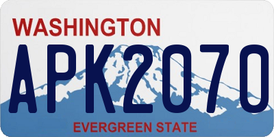 WA license plate APK2070