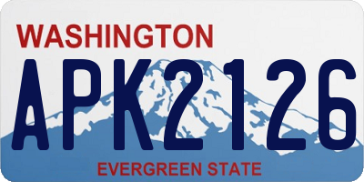 WA license plate APK2126