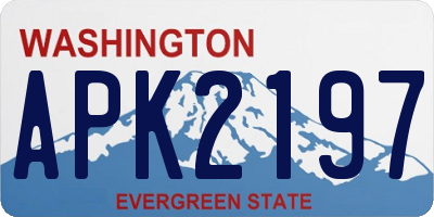 WA license plate APK2197