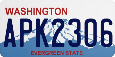 WA license plate APK2306