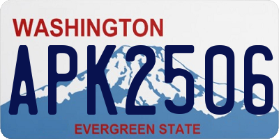 WA license plate APK2506