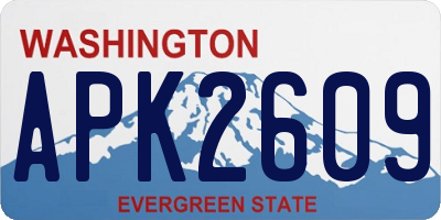 WA license plate APK2609