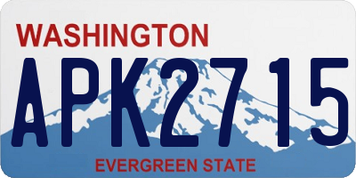WA license plate APK2715
