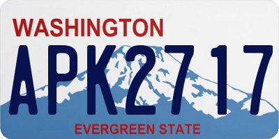 WA license plate APK2717