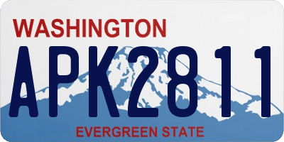 WA license plate APK2811