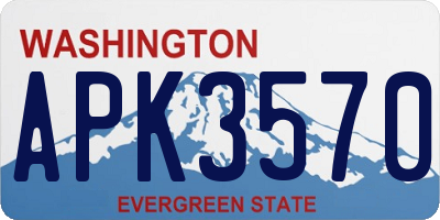 WA license plate APK3570