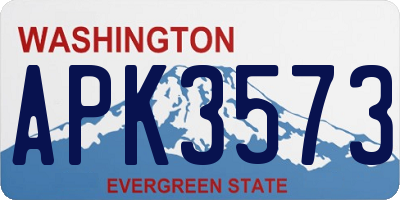WA license plate APK3573