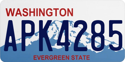 WA license plate APK4285