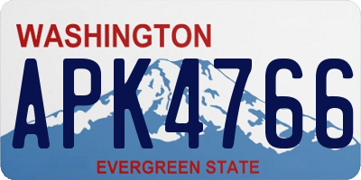 WA license plate APK4766