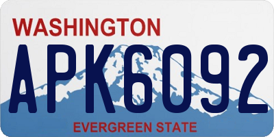 WA license plate APK6092