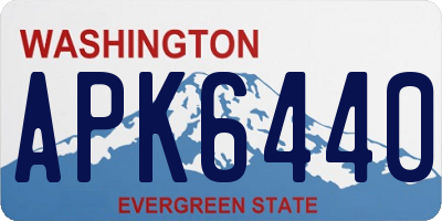 WA license plate APK6440