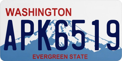 WA license plate APK6519