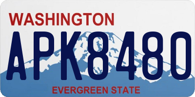 WA license plate APK8480