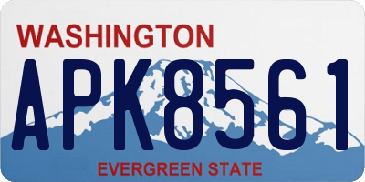 WA license plate APK8561