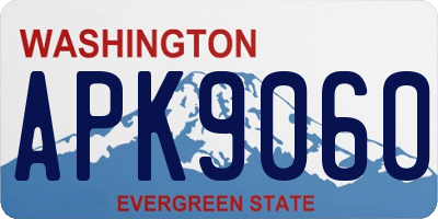 WA license plate APK9060