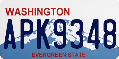 WA license plate APK9348
