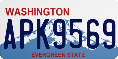 WA license plate APK9569