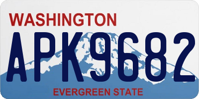 WA license plate APK9682