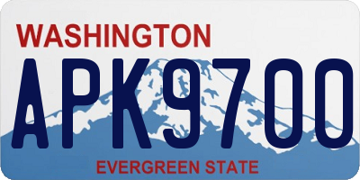 WA license plate APK9700