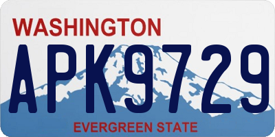 WA license plate APK9729