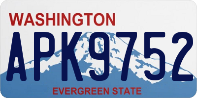 WA license plate APK9752