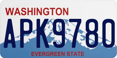 WA license plate APK9780