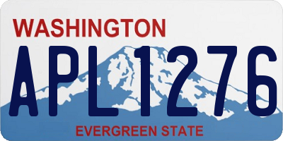 WA license plate APL1276