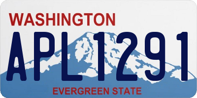 WA license plate APL1291
