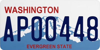 WA license plate APO0448