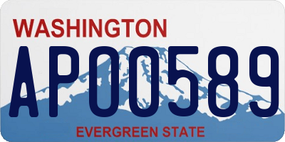 WA license plate APO0589