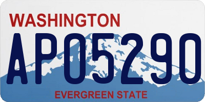 WA license plate APO5290