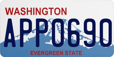 WA license plate APP0690