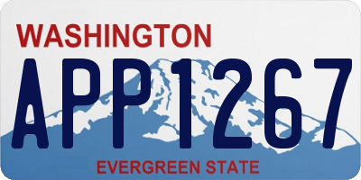 WA license plate APP1267