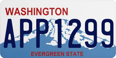 WA license plate APP1299