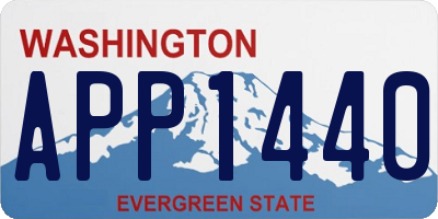WA license plate APP1440